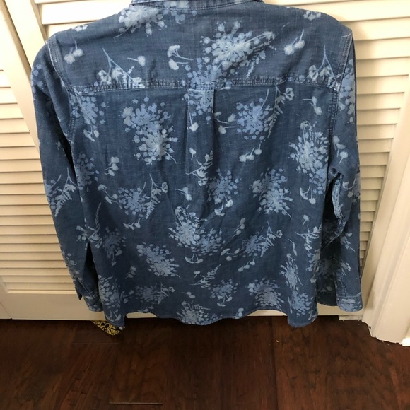 Denim pattern button down - Picture 3 of 3